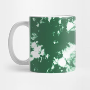 emerald green Storm - Tie Dye Shibori Texture Mug